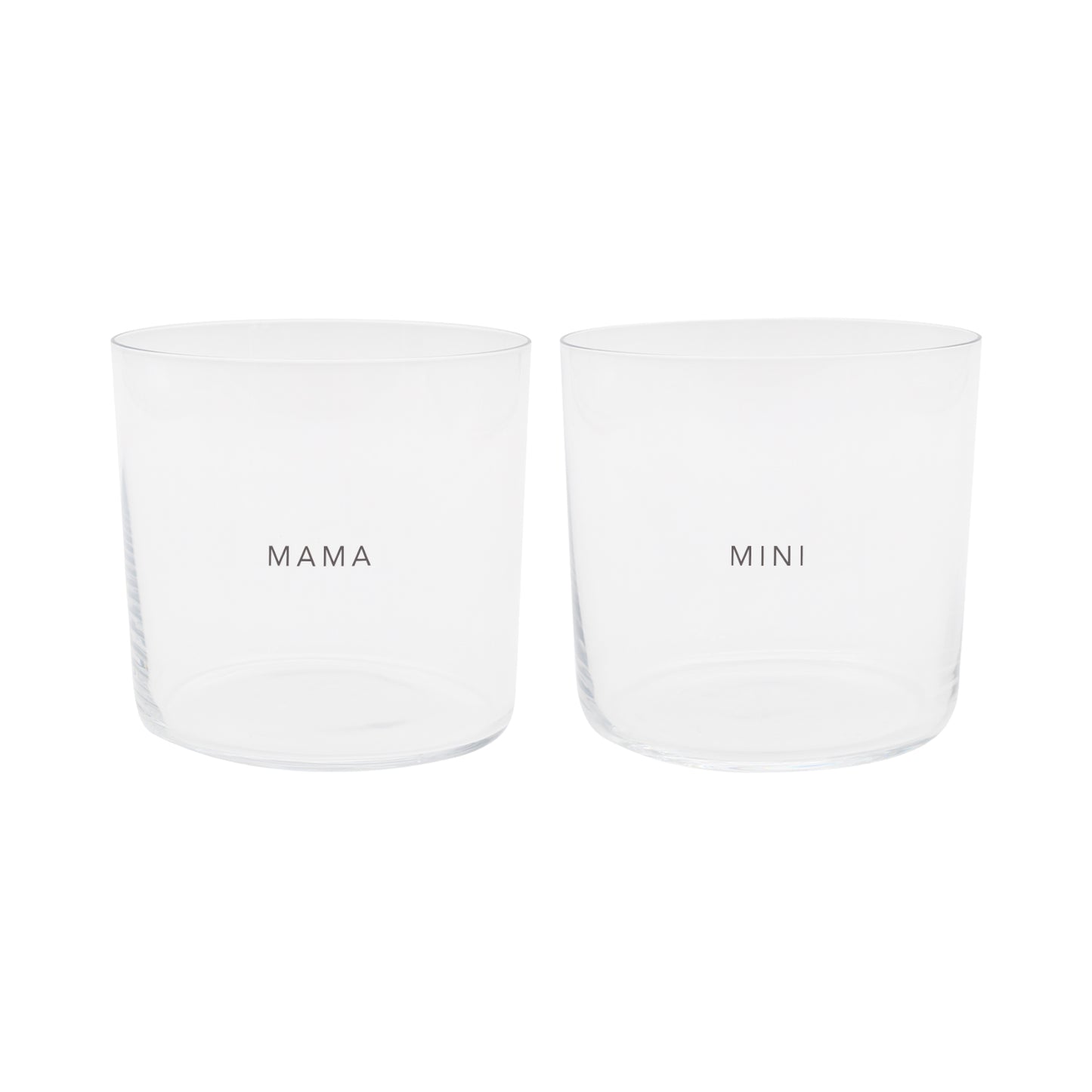 Trinkgläser Mama & Mini im 2er Set