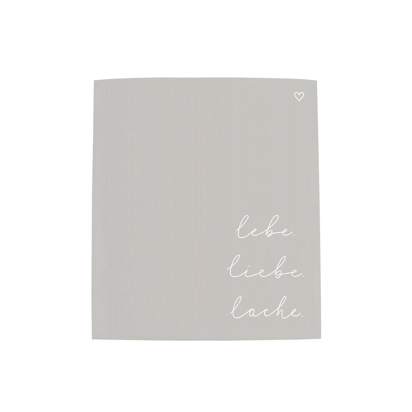 Waschbare Schwammtücher Lebe, Liebe, Lache 3er Set